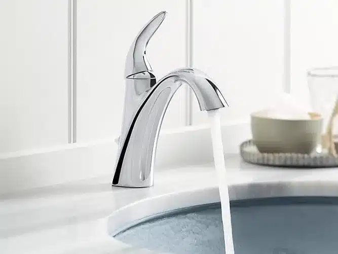 single handle bathroom sink